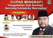 Kapas Kupas Biografi “Pengabdian Tak Bertepi Ketokohan Leonardy Harmainy”