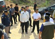 Ditinjau Gubernur Mahyeldi, Pembangunan Jalan Pelabuhan Teluk Tapang Baru 17,87 Km