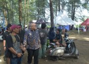 TBSS Ke-30 di Padang, Andree Algamar Membaur Bersama Ratusan Pecinta Vespa