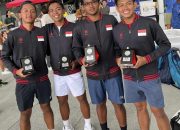 Di Laga Awal, Sempat Kalahkan Singapura, Tim Tenis Indonesia Muda Rebut Runner Up di ASEAN Quadrangular Tennis Turnament 2025