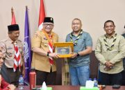 Akhiri Masa Tugas Audy Joinaldy Pamit ke Kwarcab Pramuka Padang