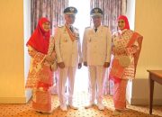 Ketika Sepatu Merek Yoesani Melekat di Kaki Mahyeldi dan Vasko Saat Dilantik