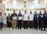 KAI Divre II Sumbar Terima Piagam Penghargaan dari Pemko Pariaman