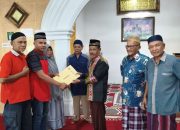 Untuk Pengembangan, Masjid Darul Jamil Maransi Indah Dadok Tunggul HItam Terima Wakaf Tanah 400 Meter