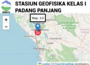 Terasa Sampai ke Padang, Empat Kali Padang Panjang Diguncang Gempa