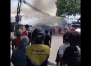 Api Lalap Tiga Toko dan Satu Rumah di Lubuk Begalung, Kerugian Capai Rp500 Juta