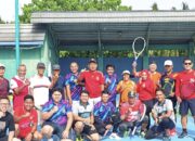 Gebyar HUT Kemerdekaan RI di Lapangan Sekora, Puluhan Petenis Ikuti Laga Tenis Eksekutif