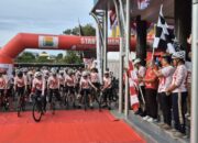 Gowes Merah Putih Warnai HUT RI ke-80 di Sumatera Barat