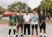 Porprov 2025, Pasangan Tim Tenis Badung Made Bagas Krisnamurti dan Kadek Ari Sanjaya Dwi Putra  Lolos ke Final 