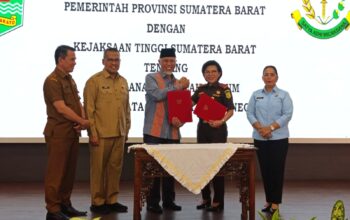 Pemprov Sumbar dan Kejati Teken MoU, Perkuat Penanganan Hukum Perdata dan Tata Usaha Negara