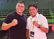 Hamdanus Bertemu Chris John, Ajak KONI Sumbar Gairahkan Kembali Ajang Tinju