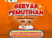 Hingga 30 Desember 2025, Pemprov Sumbar Perpanjang Pemutihan Pajak Kendaraan Brmotor