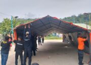 19 Rumah Hangus di Pemancungan, BPBD Padang Tanggap Cepat Dirikan Tenda