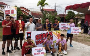 Turnamen Sepak Takraw Koto Tangah Cup 2025 Ditutup Ketua KONI Padang