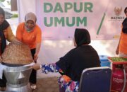 Baznas Padang Berikan Layanan Kemanusiaan Korban Banjir, dengan Mendirikan Dapur Umum