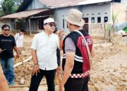 Mastilizal Aye, Wakil Ketua DPRD Padang Tinjau Tanggap Darurat di Kampung Lapai