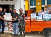 Bantuan Sembako BRI Simpang Empat Ringankan Korban Banjir Pasbar