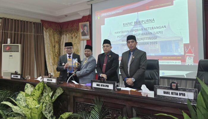 Paripurna LKPJ Bukittinggi 2025, Syaiful Efendi: Wajib Disampaikan Kepala Daerah