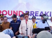 Menteri PU Letakan Batu Pertama Pembangunan Sabo Dam di Tanah Datar