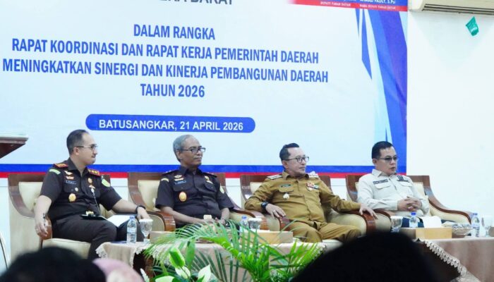 Bupati Eka Putra Buka Rakor Pemkab Anti Korupsi