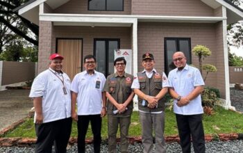 BNPB Tinjau Rumah Sepablock Semen Padang, Solusi Huntap Tahan Bencana