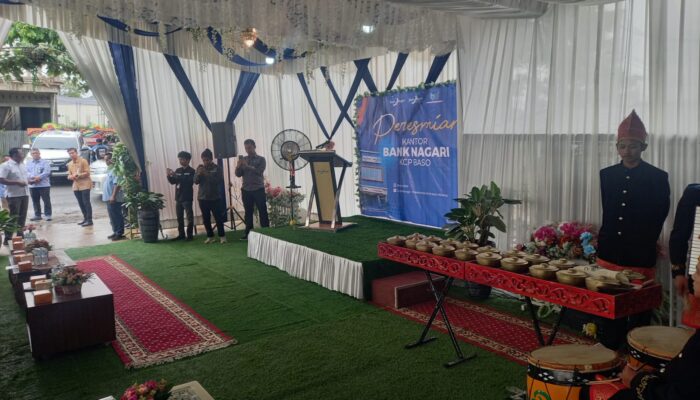 Bank Nagari Resmi Buka KCP Baso di Kabupaten Agam