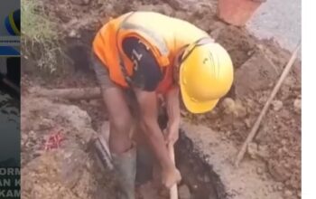 Kebocoran Pipa DN 200 PVC Ganggu Pengaliran Air Perumda AM Kota Padang di Sejumlah Wilayah