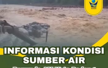 Distribusi Air di Padang Terganggu Akibat Hujan Lebat, Pelanggan Diminta Siaga