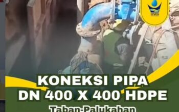 Perumda AM Padang Lakukan Koneksi Pipa di IPA Palukahan, Sejumlah Wilayah Terdampak