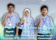 Siswa SMPN 1 Padang Borong Medali di Kompetisi Sains Nasional