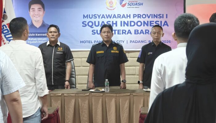 Yofialdi Terpilih Aklamasi Pimpin Squash Sumbar, Targetkan Kebangkitan Prestasi 