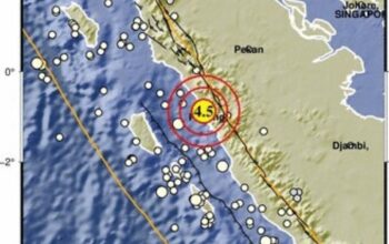 Gempa M4,5 Guncang Padang Pariaman, BMKG Pastikan Tidak Berpotensi Tsunami
