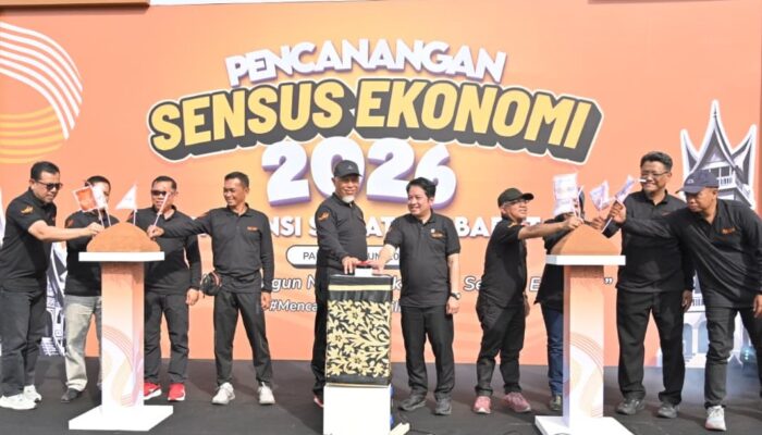 Gubernur Sumbar Ajak Masyarakat Sukseskan Sensus Ekonomi 2026 dengan Data Akurat