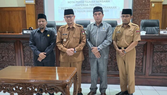 Pemko Bukittinggi Sepakati Ranperda Pertanggungjawaban APBD Tahun Anggaran 2025