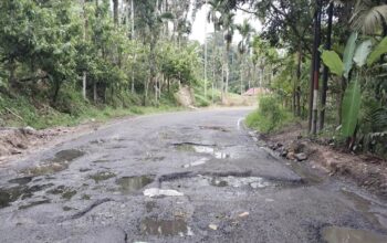 Miris Ruas Jalan Nasional Bukittinggi – Pasaman Rusak Parah, Sehingga Jadi Sorotan.