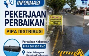 Perumda AM Padang Perbaiki Pipa Bocor di Lubuk Buaya, Ini Wilayah Alami Gangguan Air