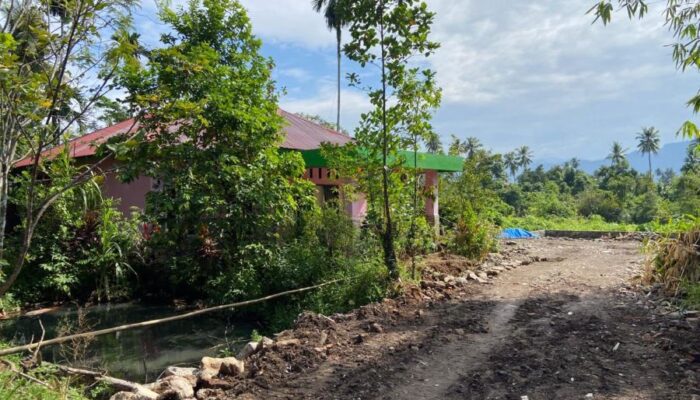 Warga Lubuk Lintah Rela Hibahkan Lahan 300 Meter Persegi untuk Pembangunan Jalan