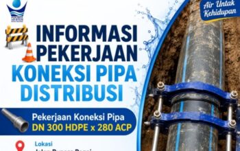 Perumda AM Padang Lakukan Koneksi Pipa, Distribusi Air di Maransi dan Siteba Terganggu