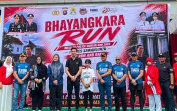 BRI Sijunjung Meriahkan Bhayangkara Run 2026 di Sawahlunto