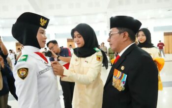 Bupati Eka Putra Kukuhkan Paskibraka Hari Kemerdekaan ke-81