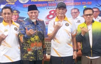 Tenis Meriahkan HUT RI ke-81, Gubernur Gandeng Kapolda dan PELTI Sumbar