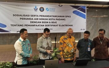 Perumda AM Padang Gandeng BSSN dan BSrE Perkuat Transformasi Digital