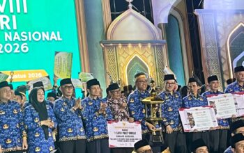 Tiga Kali Berturut-turut, Kafilah Korpri Sumbar Pertahankan Juara Umum MTQ Nasional