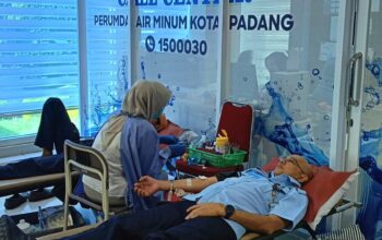 Perumda AM Padang Targetkan 100 Kantong Darah Lewat Aksi Donor Rutin