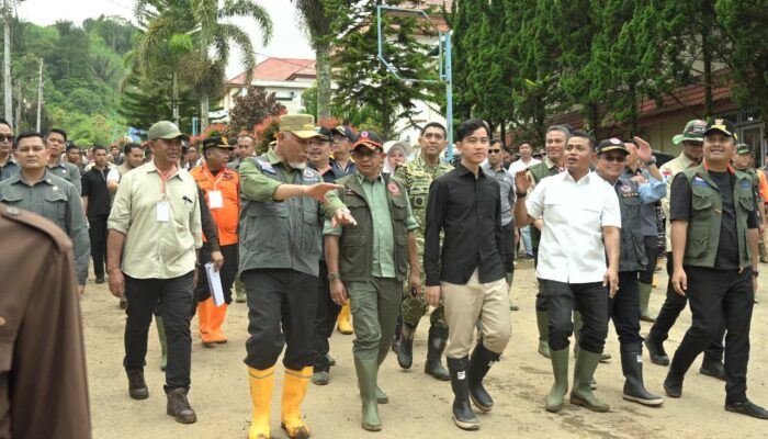 Gibran Tinjau Galodo Solok, Dorong Percepatan Pemulihan dan Bantuan Warga