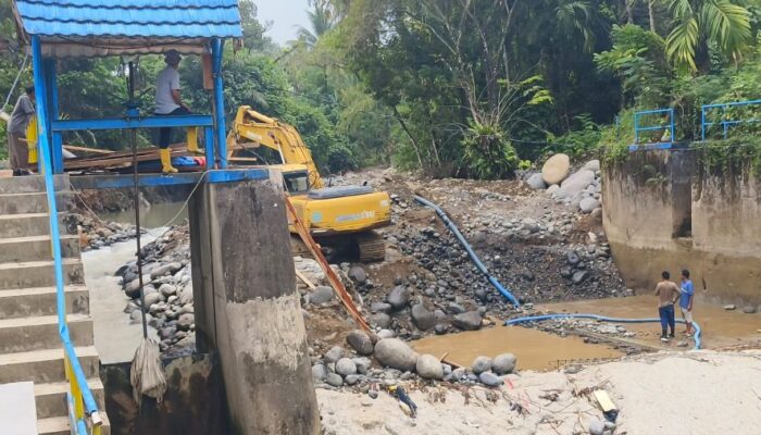BWSS V Perbaiki Intake Lubuk Paraku, Perkuat Keandalan Air Baku Kota Padang