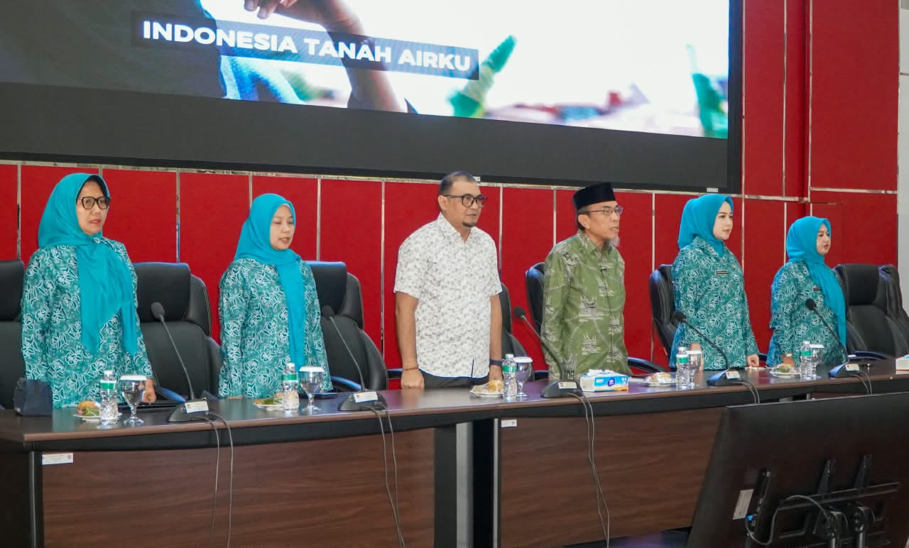 Wawako Padang Maigus Nasir saat menghadiri peringatan Hari Paru Sedunia di Gedung Bagindo Aziz Chan, Balai Kota Padang, Aie Pacah, Sabtu (26/9/2026).Ist