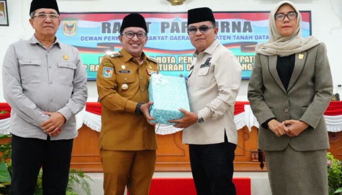 DPRD Tanah Datar Terima Nota Ranperda APBD 2027
