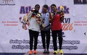 Di Hari Perdana Kota Padang Pimpin Klasemen Atletik Porprov XVI Sumbar 